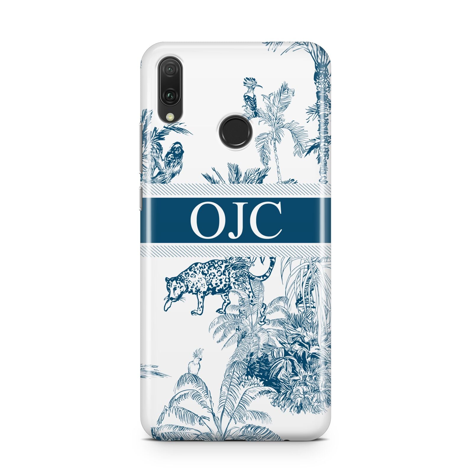 Personalised Tropical Toile Huawei Y9 2019