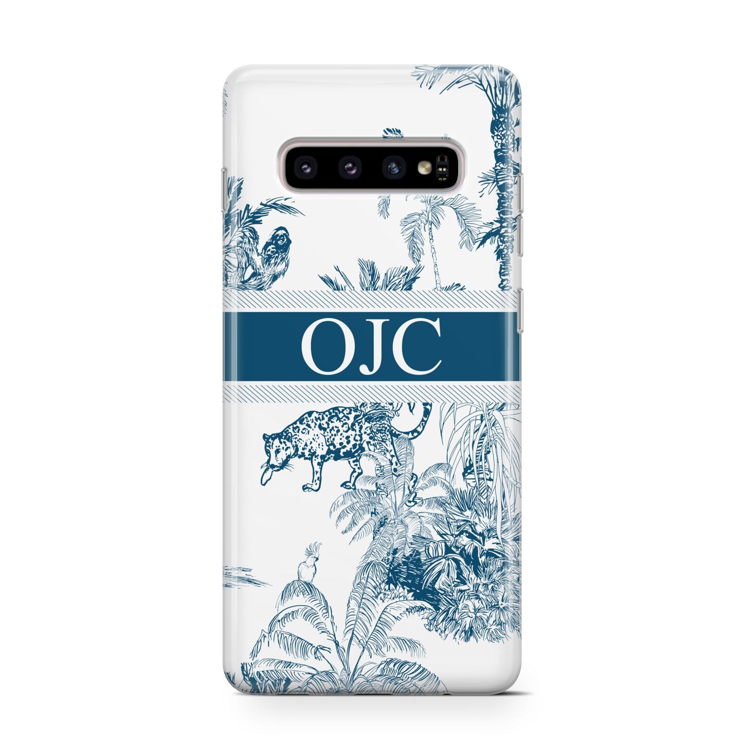 Personalised Tropical Toile Protective Samsung Galaxy Case