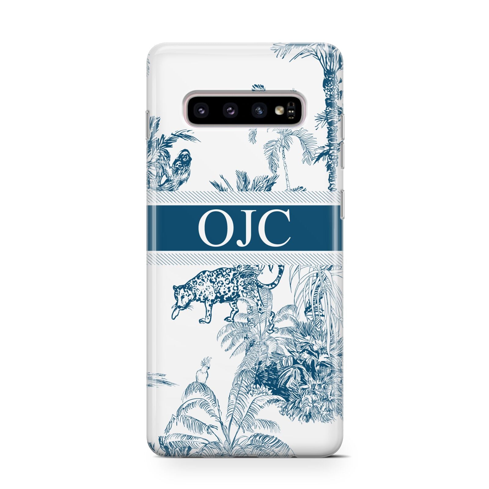 Personalised Tropical Toile Protective Samsung Galaxy Case