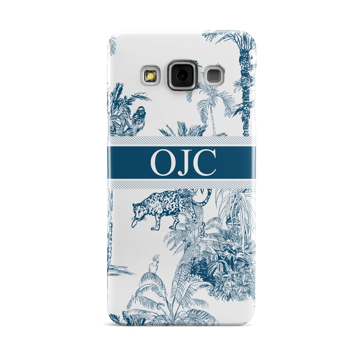 Personalised Tropical Toile Samsung Galaxy A3 Case