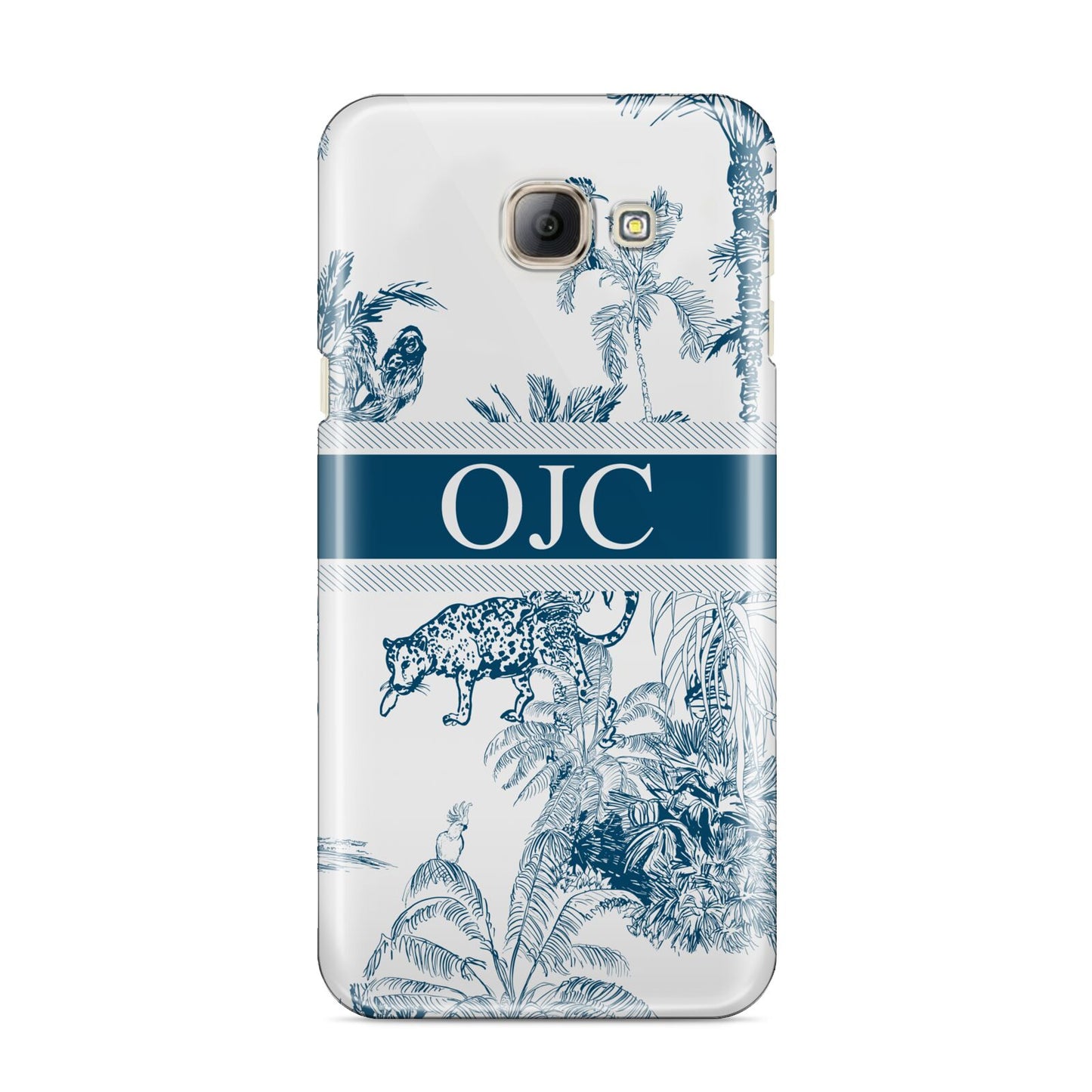 Personalised Tropical Toile Samsung Galaxy A8 2016 Case