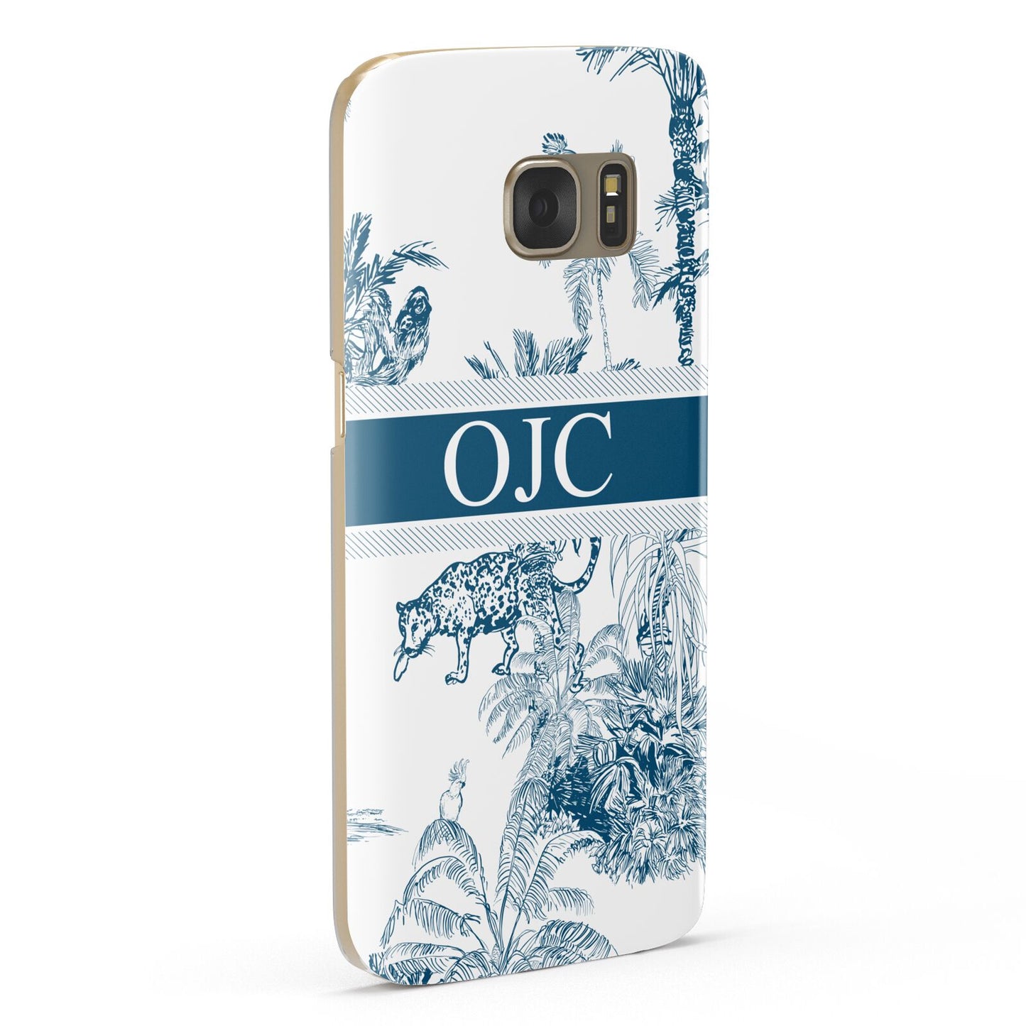 Personalised Tropical Toile Samsung Galaxy Case Fourty Five Degrees