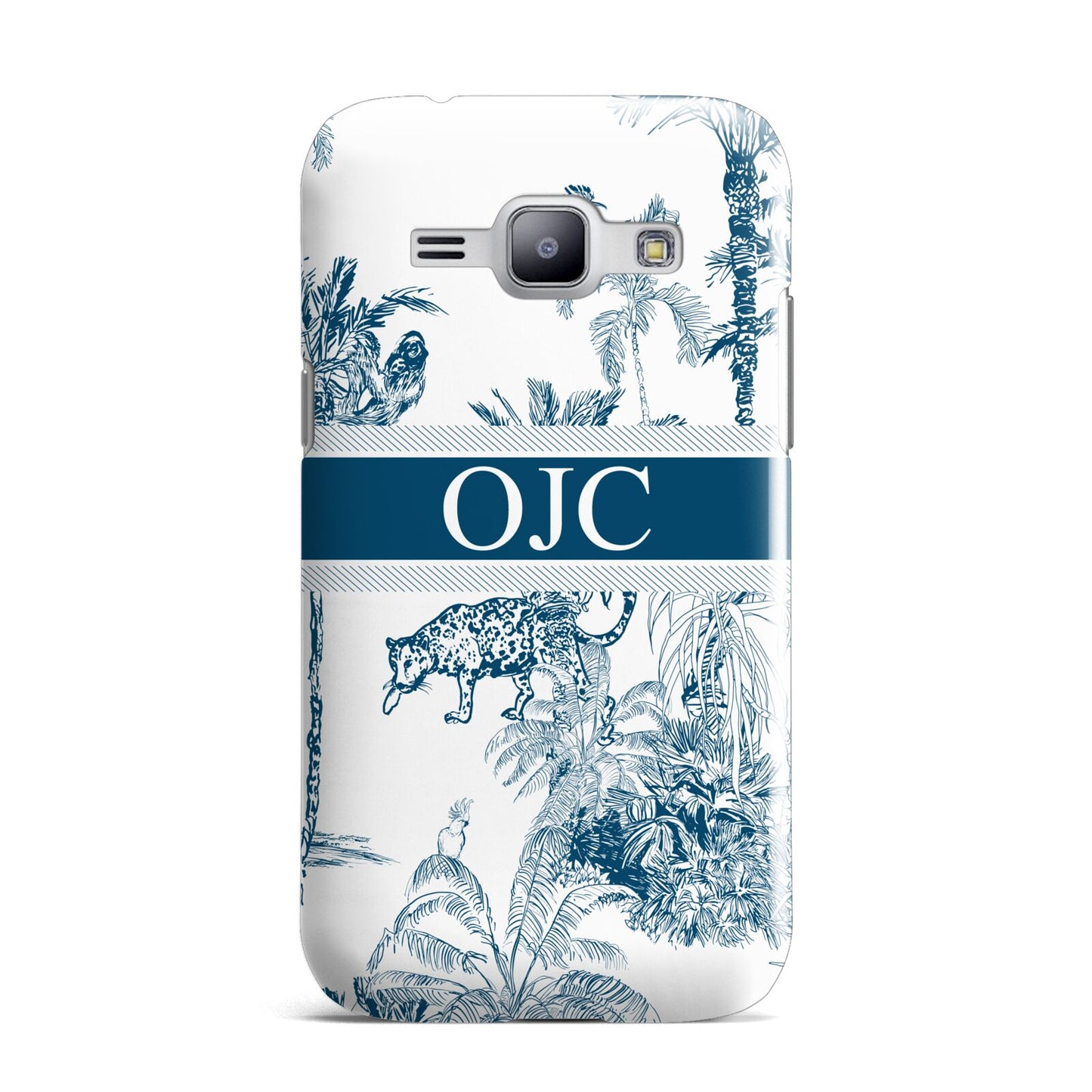 Personalised Tropical Toile Samsung Galaxy J1 2015 Case