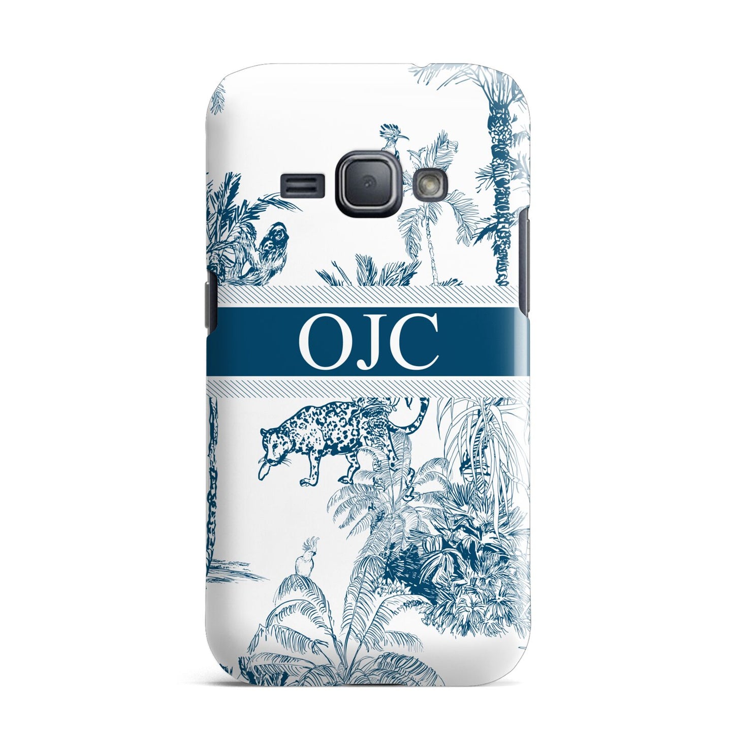 Personalised Tropical Toile Samsung Galaxy J1 2016 Case