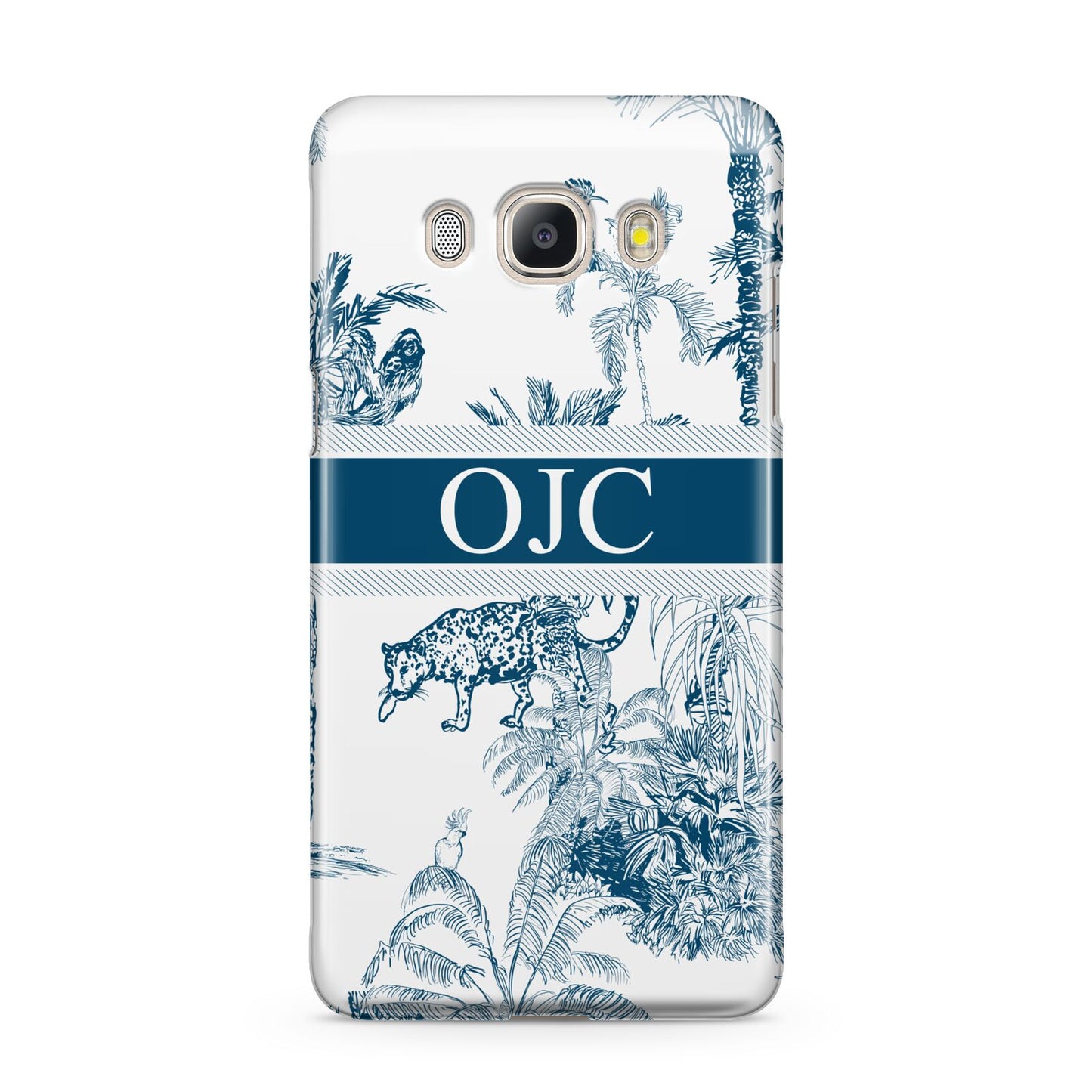 Personalised Tropical Toile Samsung Galaxy J5 2016 Case