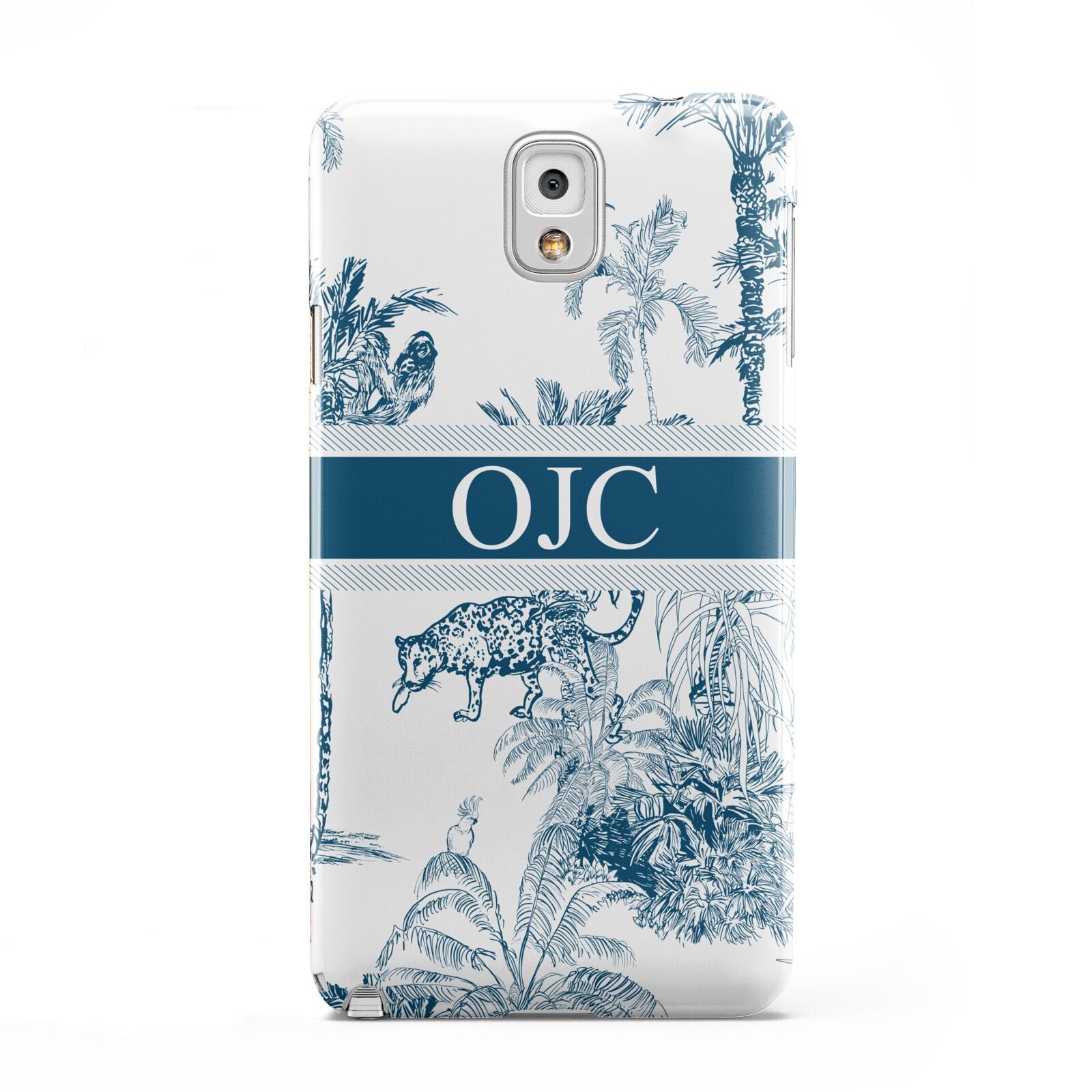 Personalised Tropical Toile Samsung Galaxy Note 3 Case