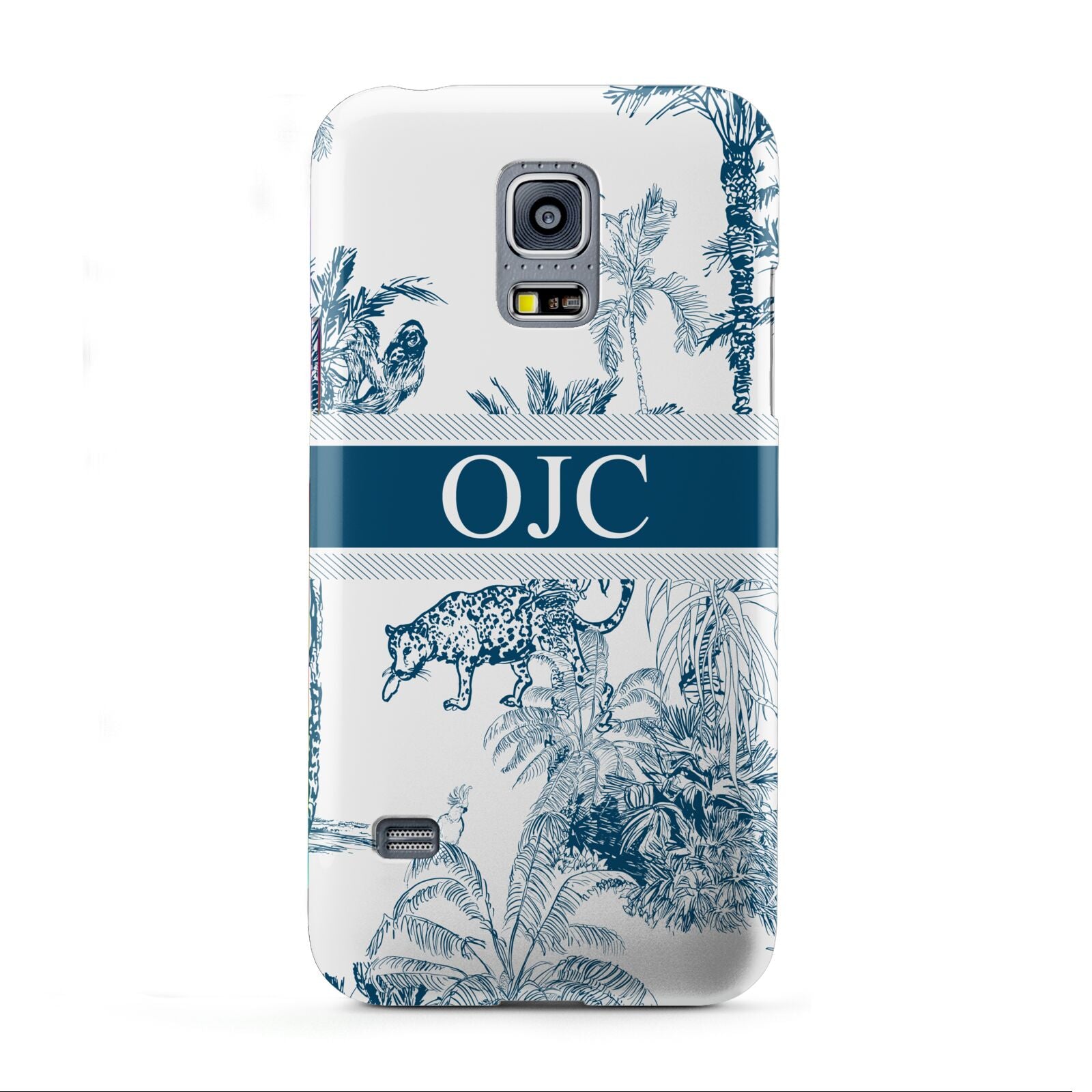 Personalised Tropical Toile Samsung Galaxy S5 Mini Case