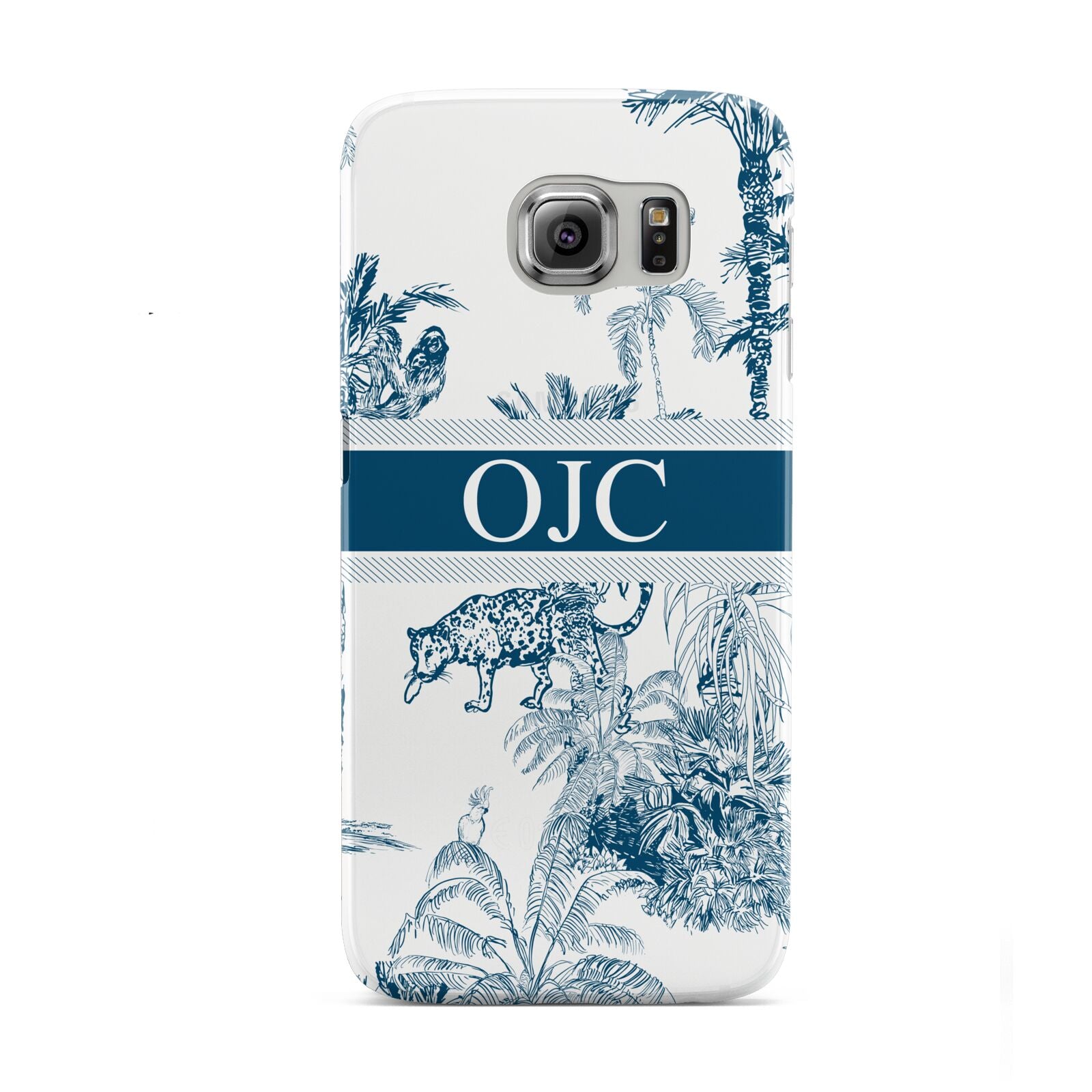 Personalised Tropical Toile Samsung Galaxy S6 Case