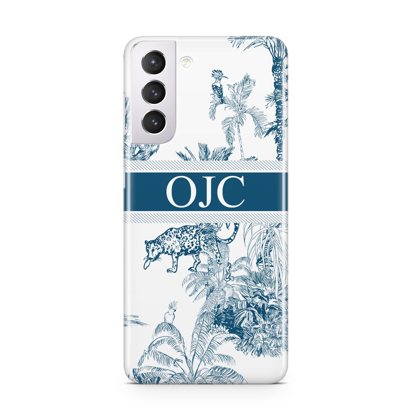 Personalised Tropical Toile Samsung S21 Case