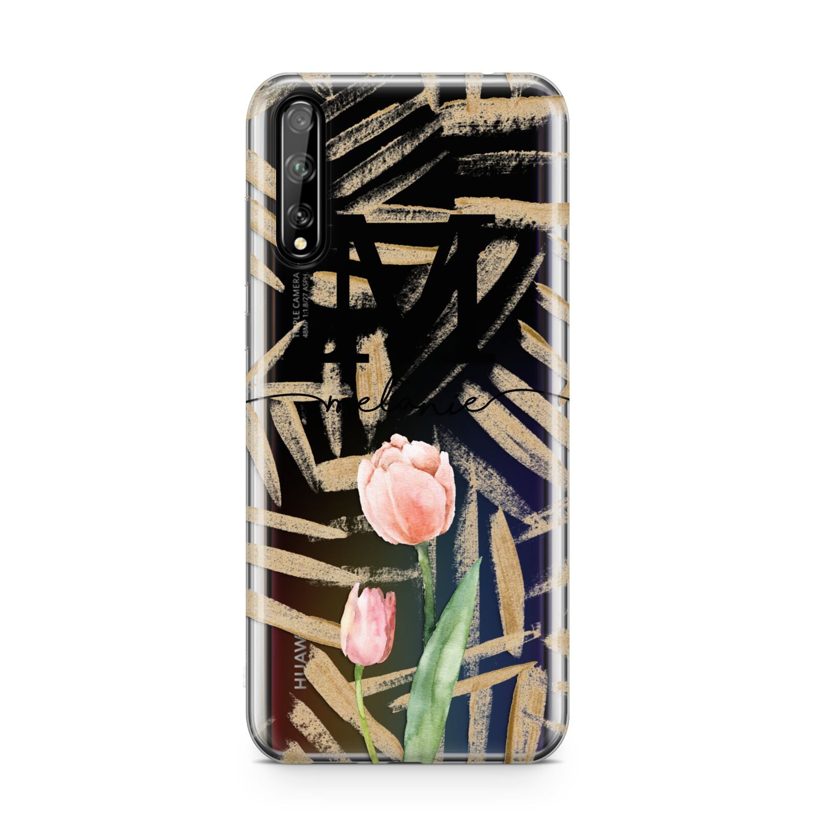 Personalised Tulip Huawei Enjoy 10s Phone Case