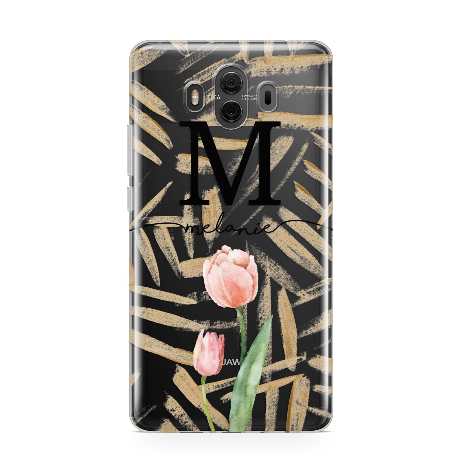 Personalised Tulip Huawei Mate 10 Protective Phone Case