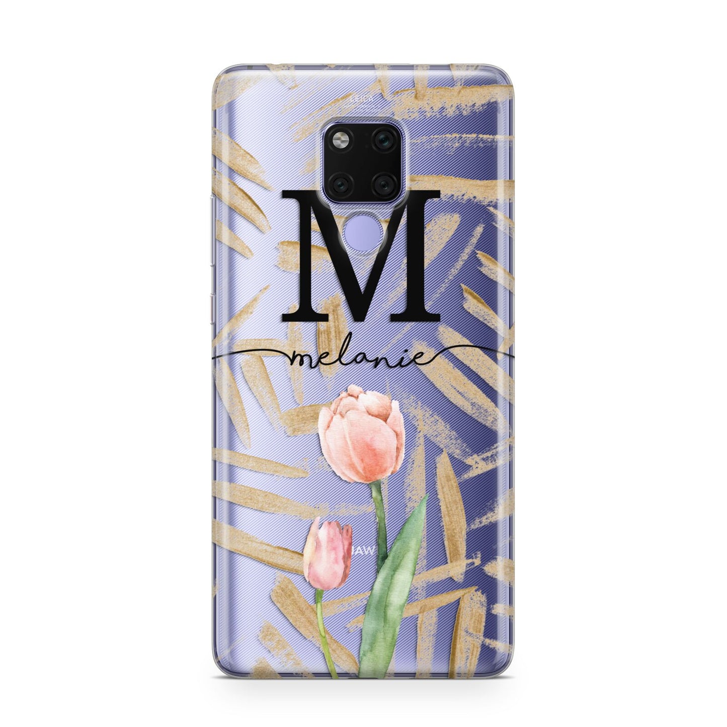 Personalised Tulip Huawei Mate 20X Phone Case