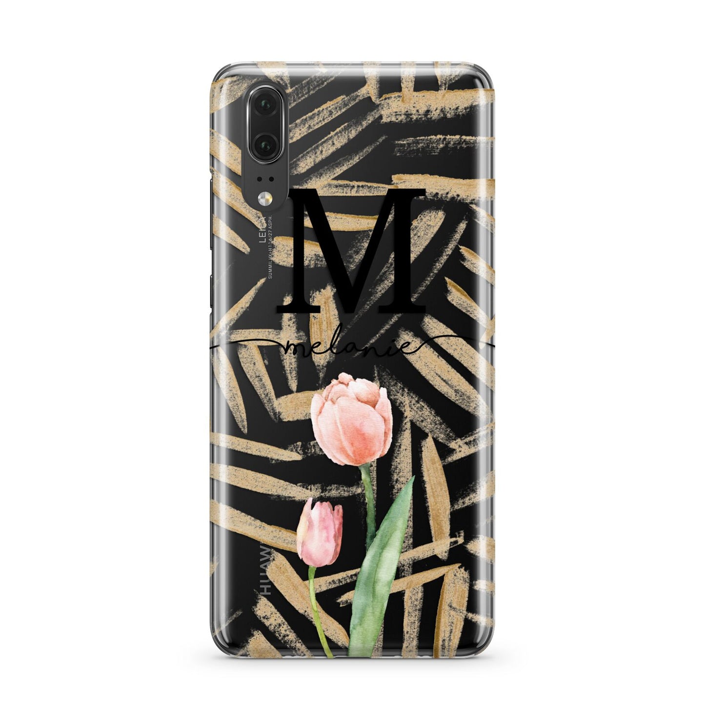 Personalised Tulip Huawei P20 Phone Case