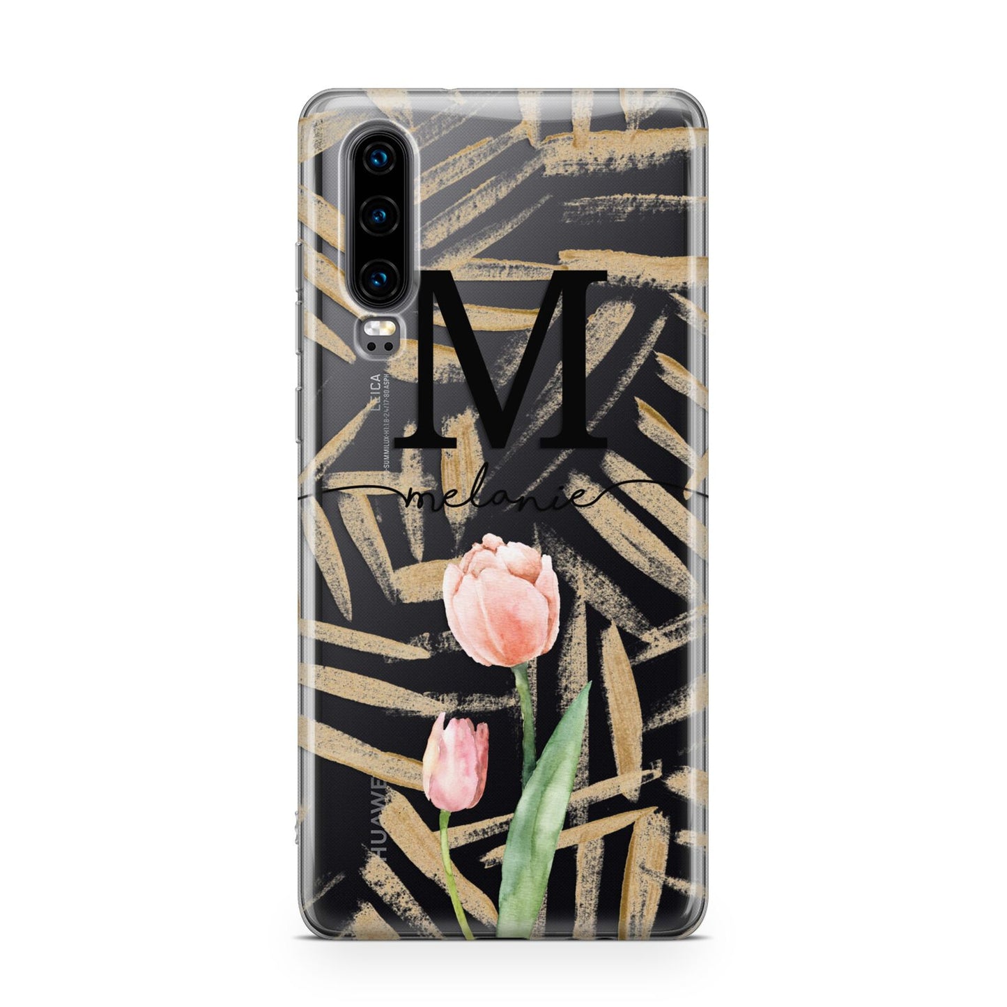 Personalised Tulip Huawei P30 Phone Case