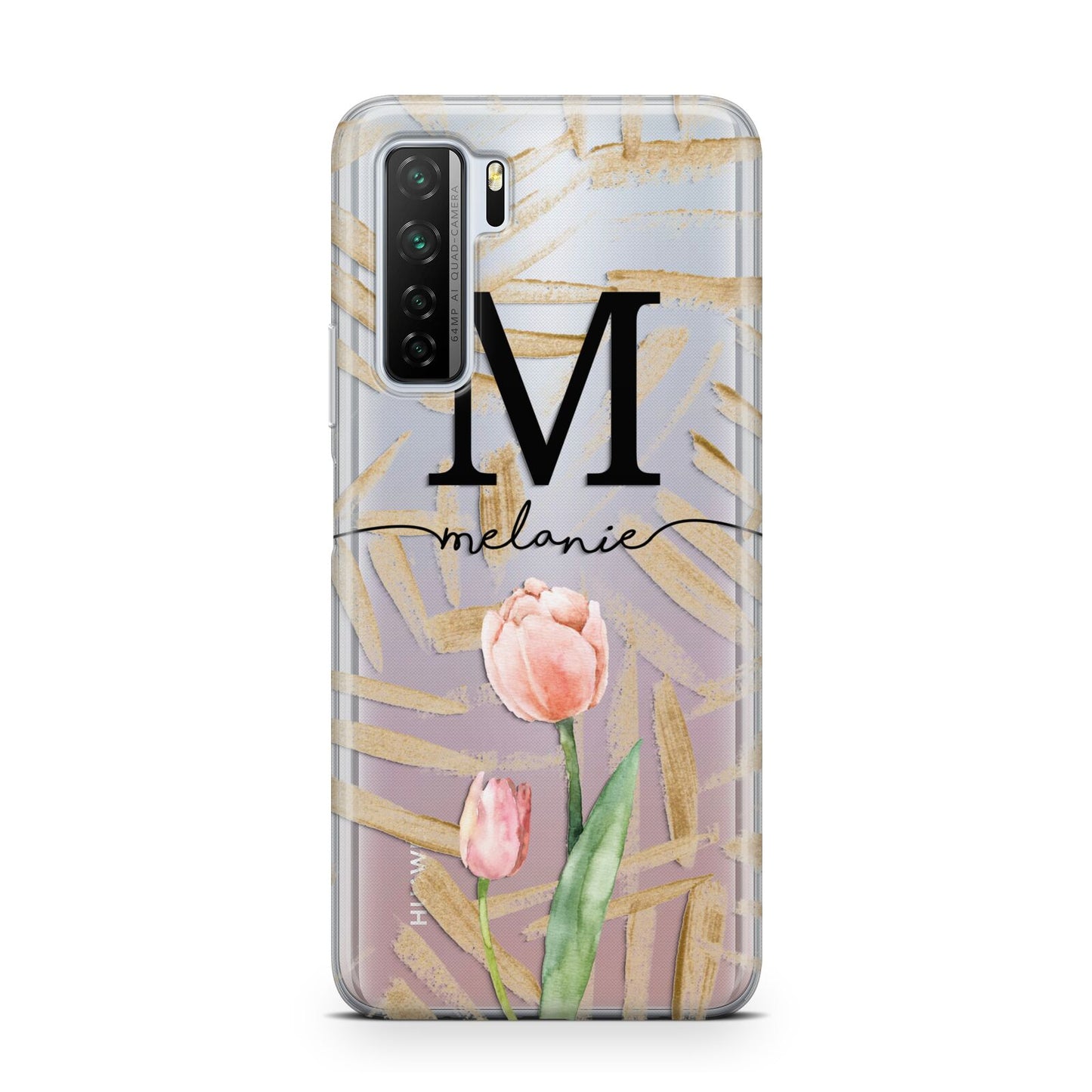 Personalised Tulip Huawei P40 Lite 5G Phone Case