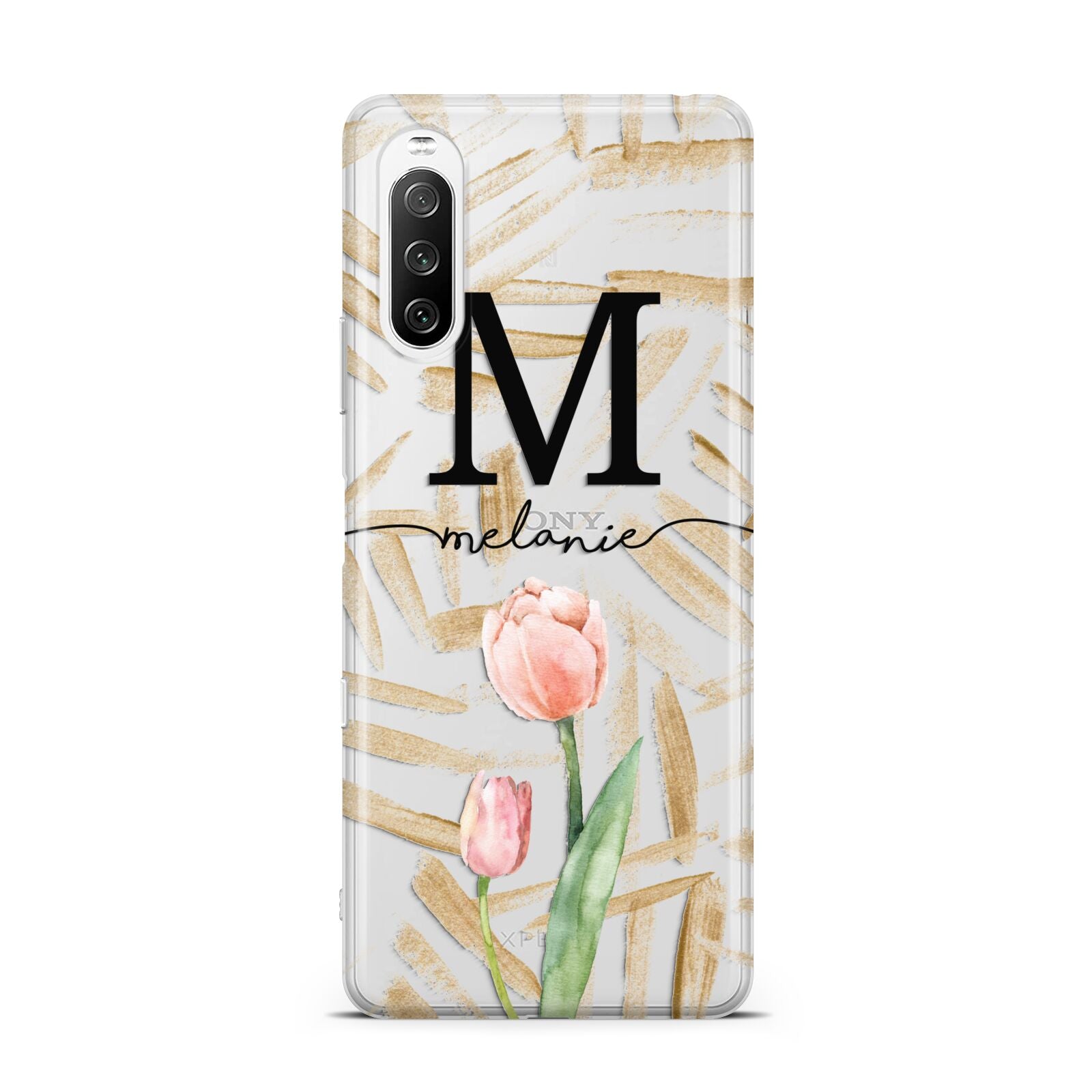 Personalised Tulip Sony Xperia 10 III Case