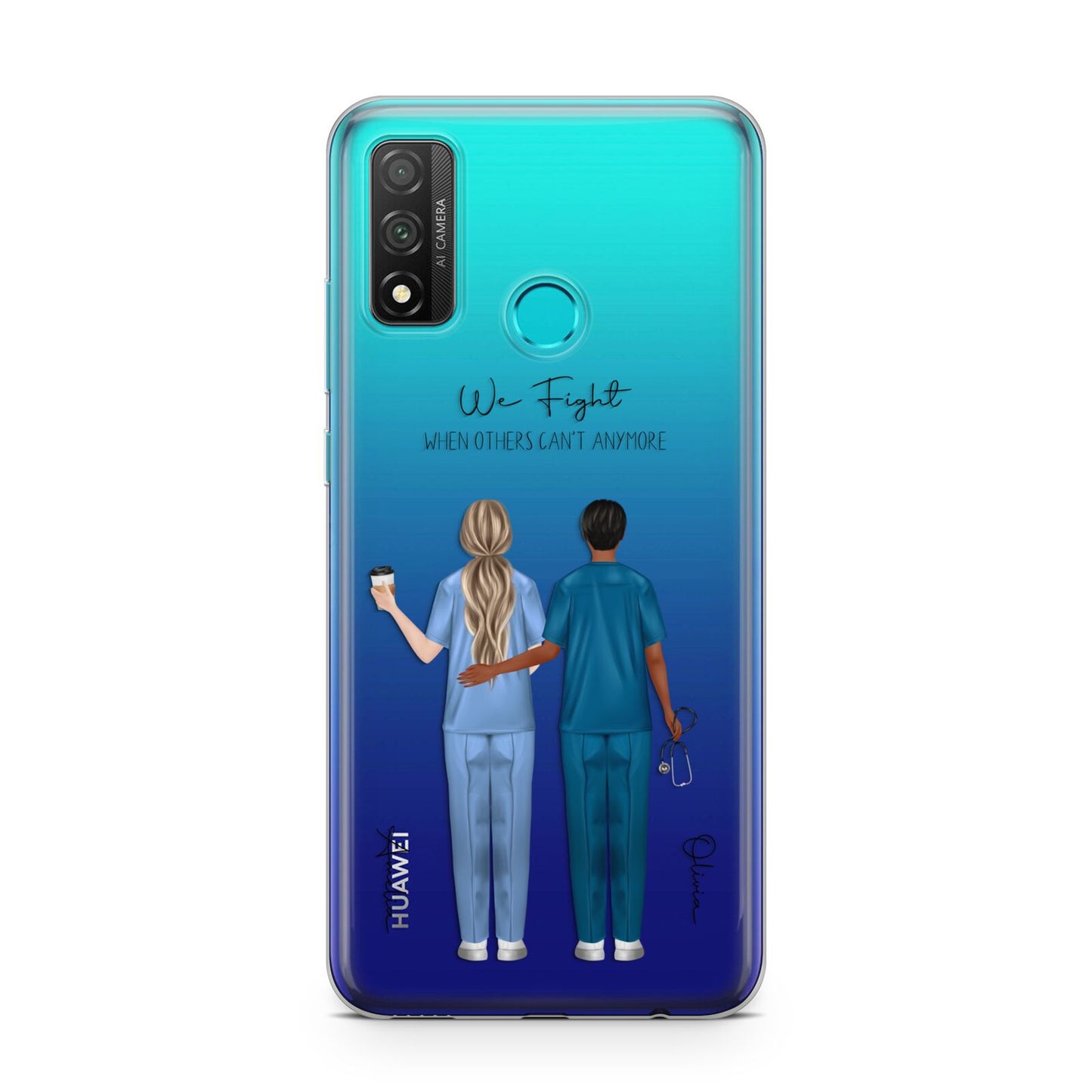 Personalised Two Nurses Huawei P Smart 2020