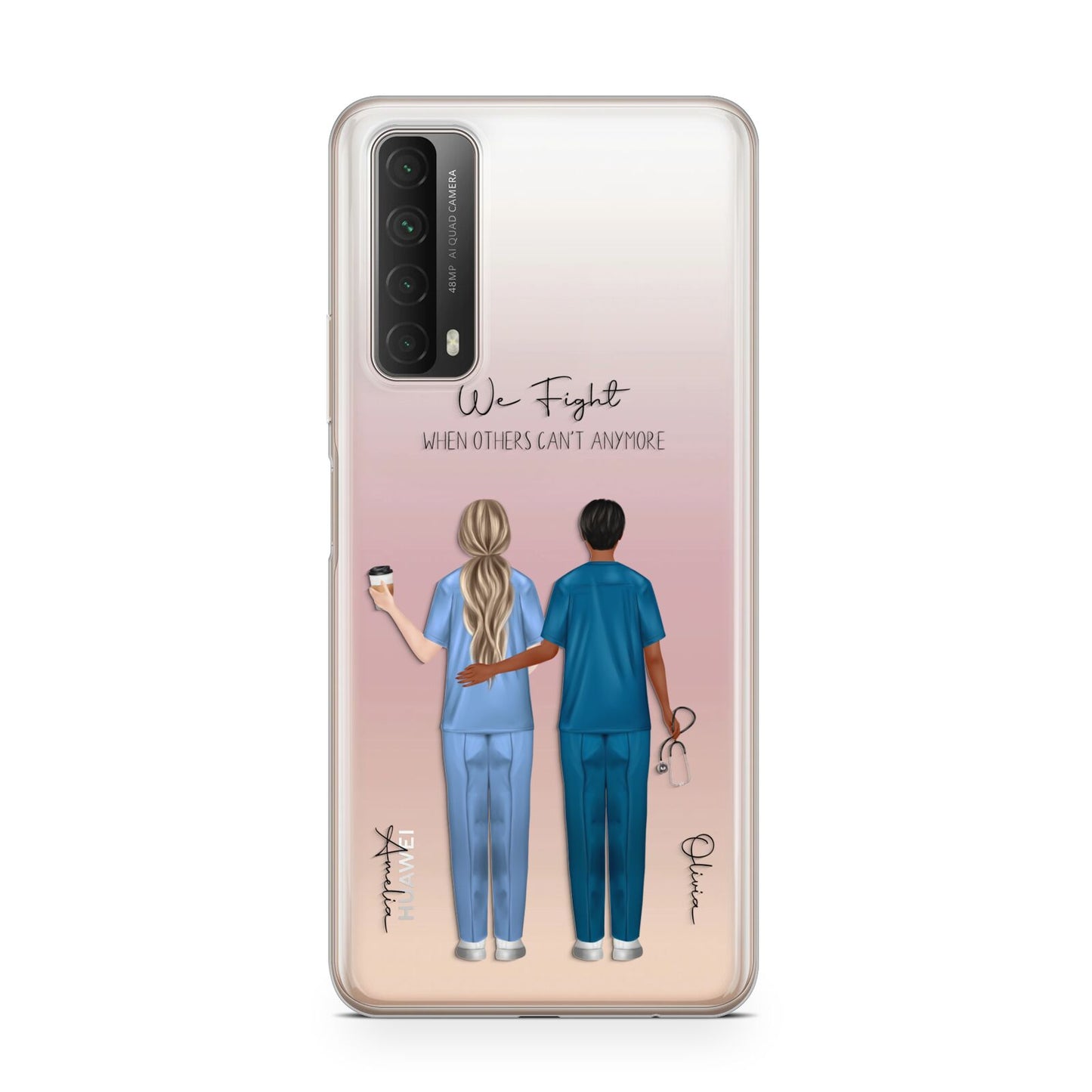 Personalised Two Nurses Huawei P Smart 2021