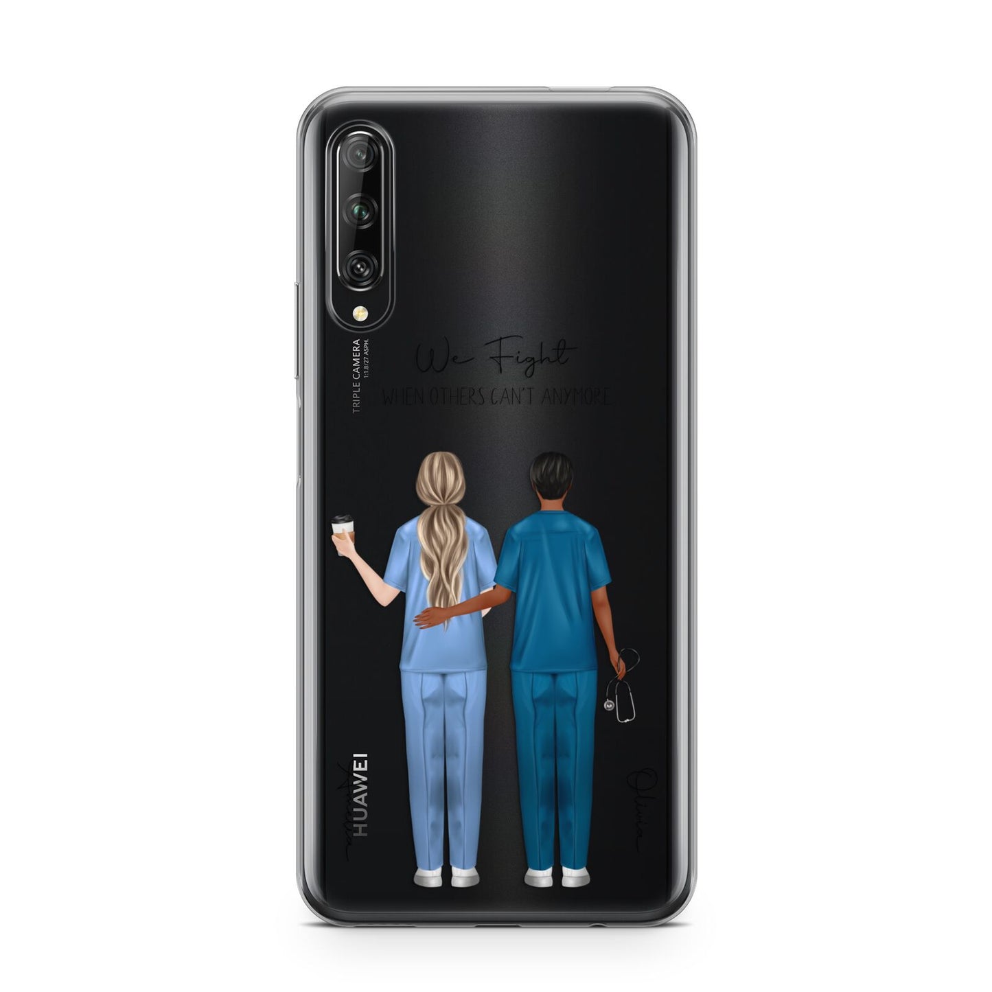 Personalised Two Nurses Huawei P Smart Pro 2019