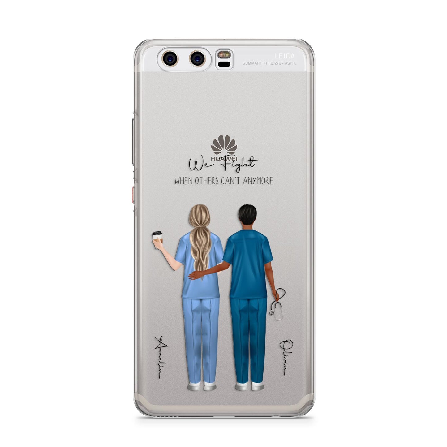 Personalised Two Nurses Huawei P10 Phone Case