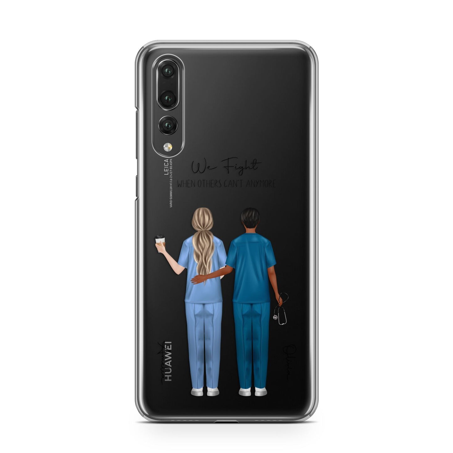 Personalised Two Nurses Huawei P20 Pro Phone Case