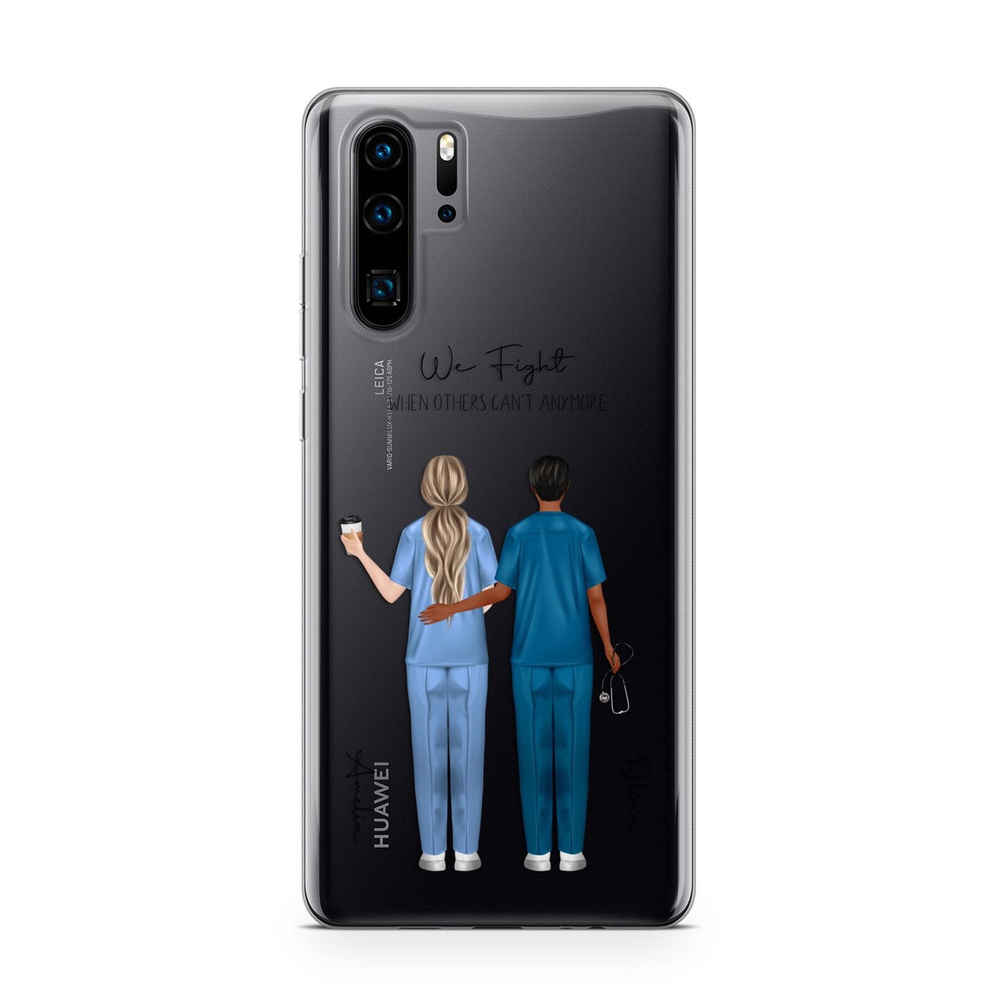 Personalised Two Nurses Huawei P30 Pro Phone Case