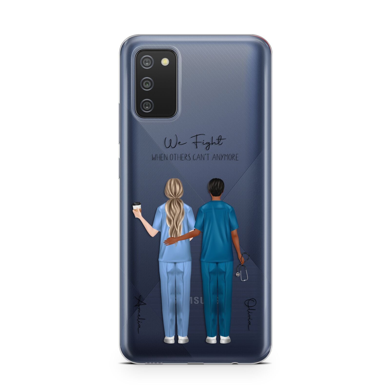 Personalised Two Nurses Samsung A02s Case