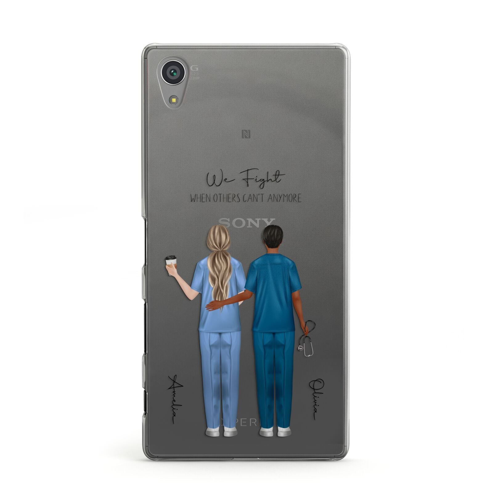 Personalised Two Nurses Sony Xperia Case