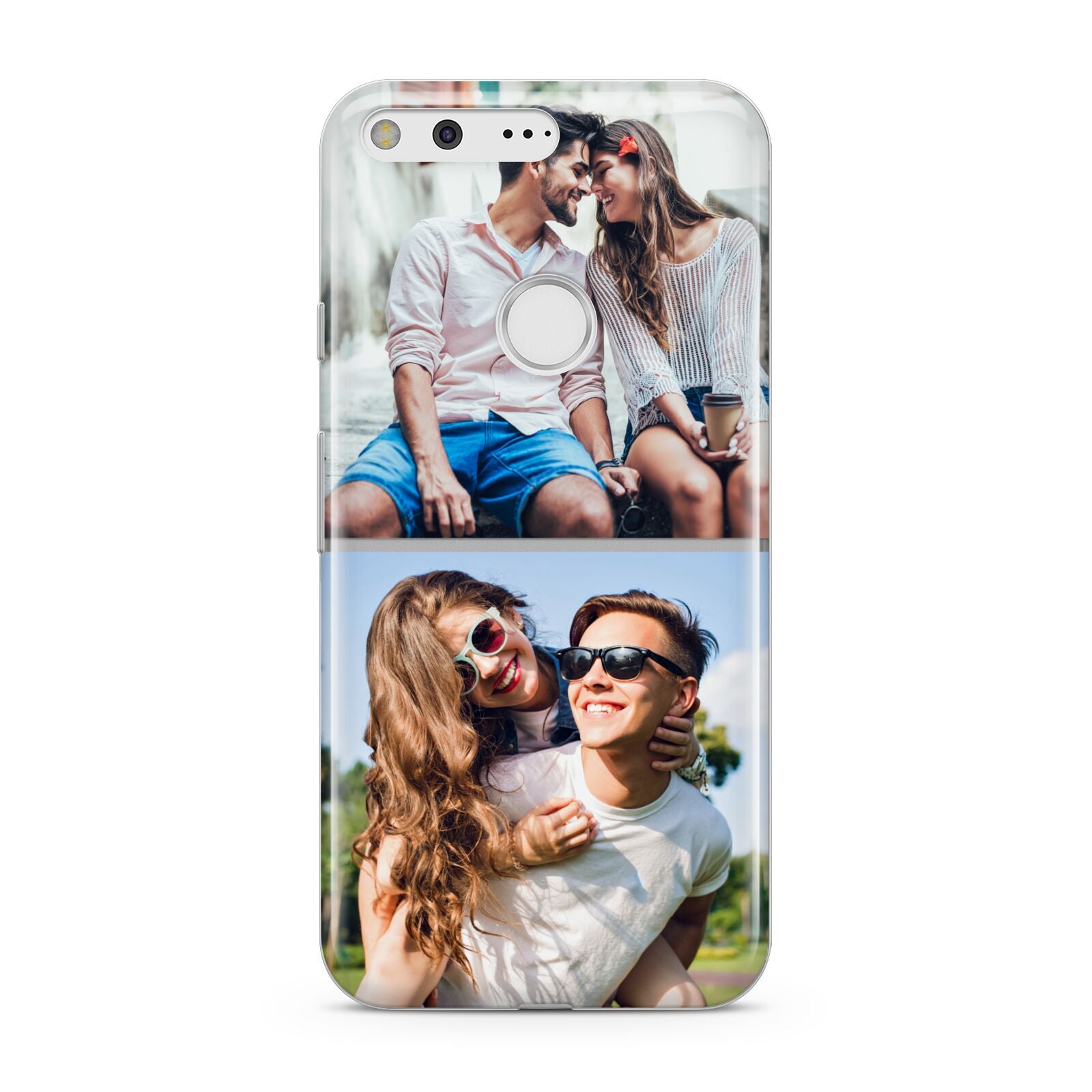 Personalised Two Photos Collage Google Pixel Case