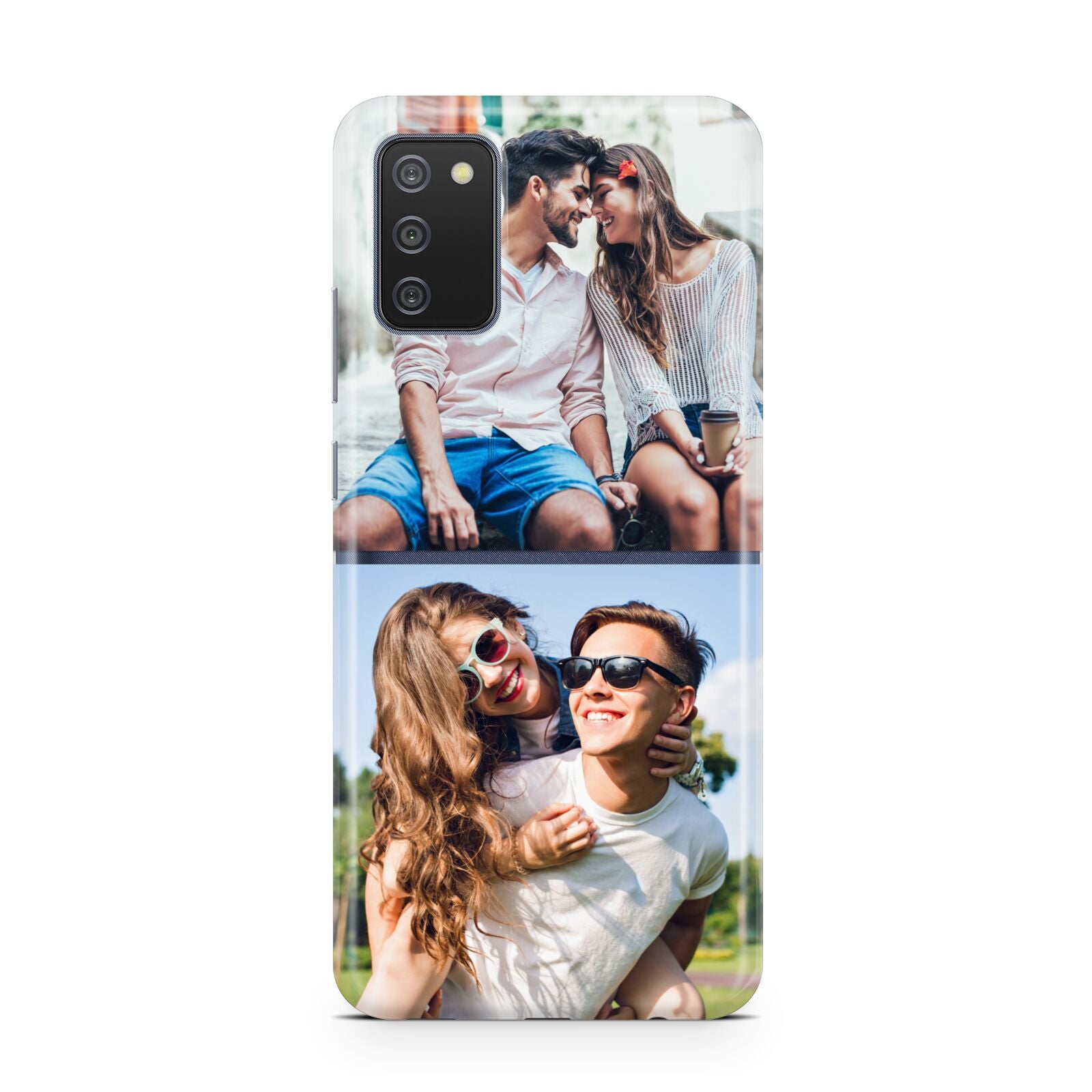 Personalised Two Photos Collage Samsung A02s Case