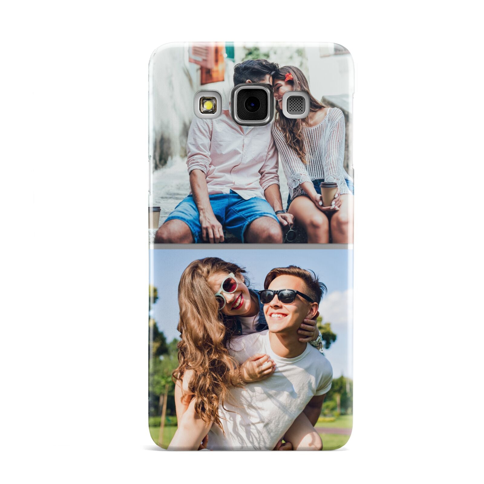 Personalised Two Photos Collage Samsung Galaxy A3 Case