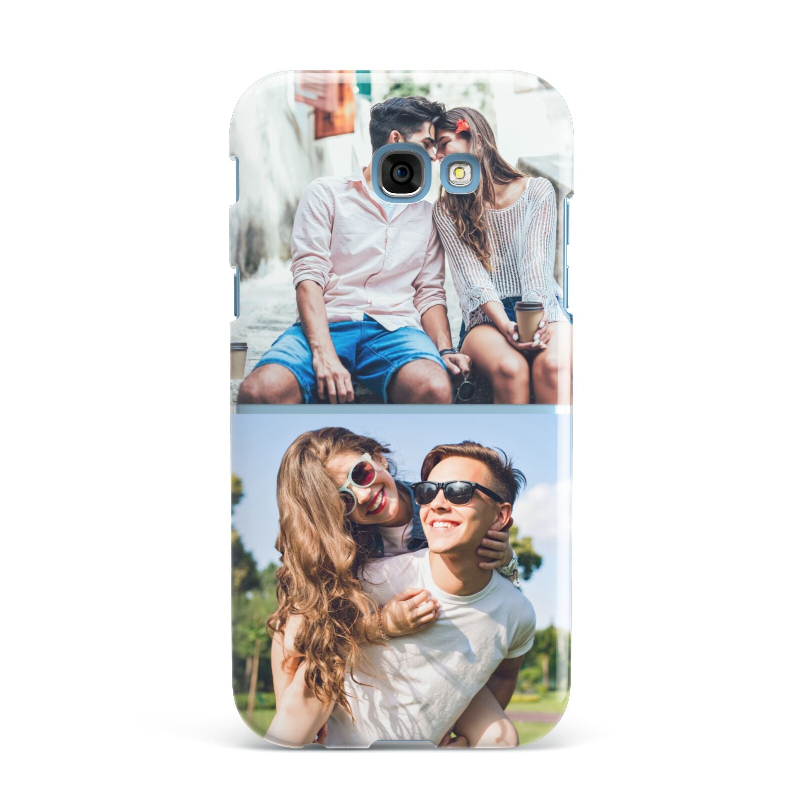 Personalised Two Photos Collage Samsung Galaxy A7 2017 Case