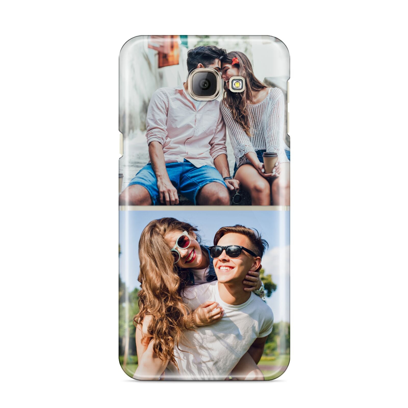 Personalised Two Photos Collage Samsung Galaxy A8 2016 Case