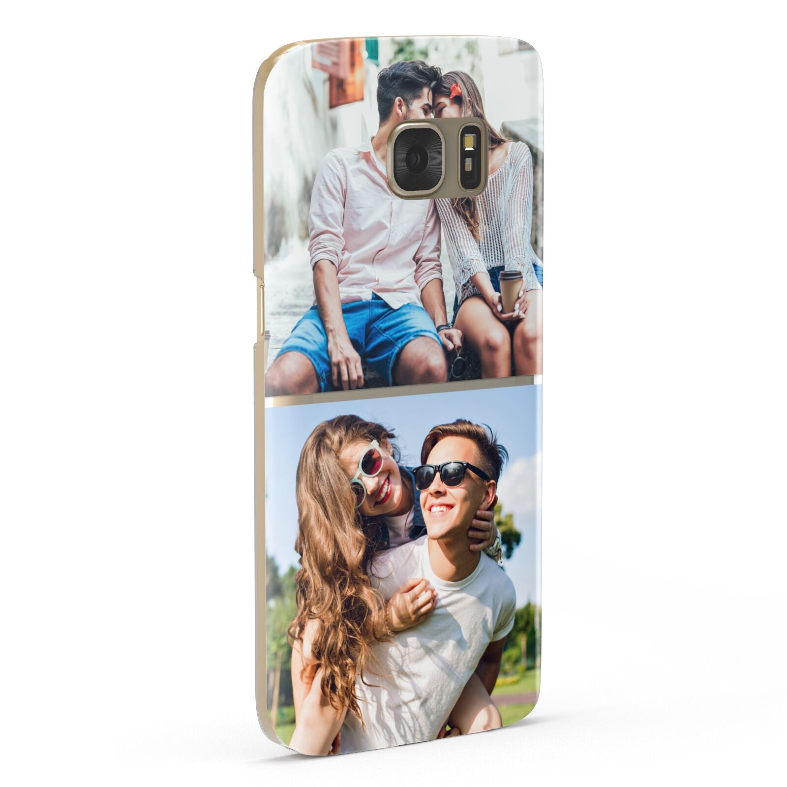 Personalised Two Photos Collage Samsung Galaxy Case Fourty Five Degrees