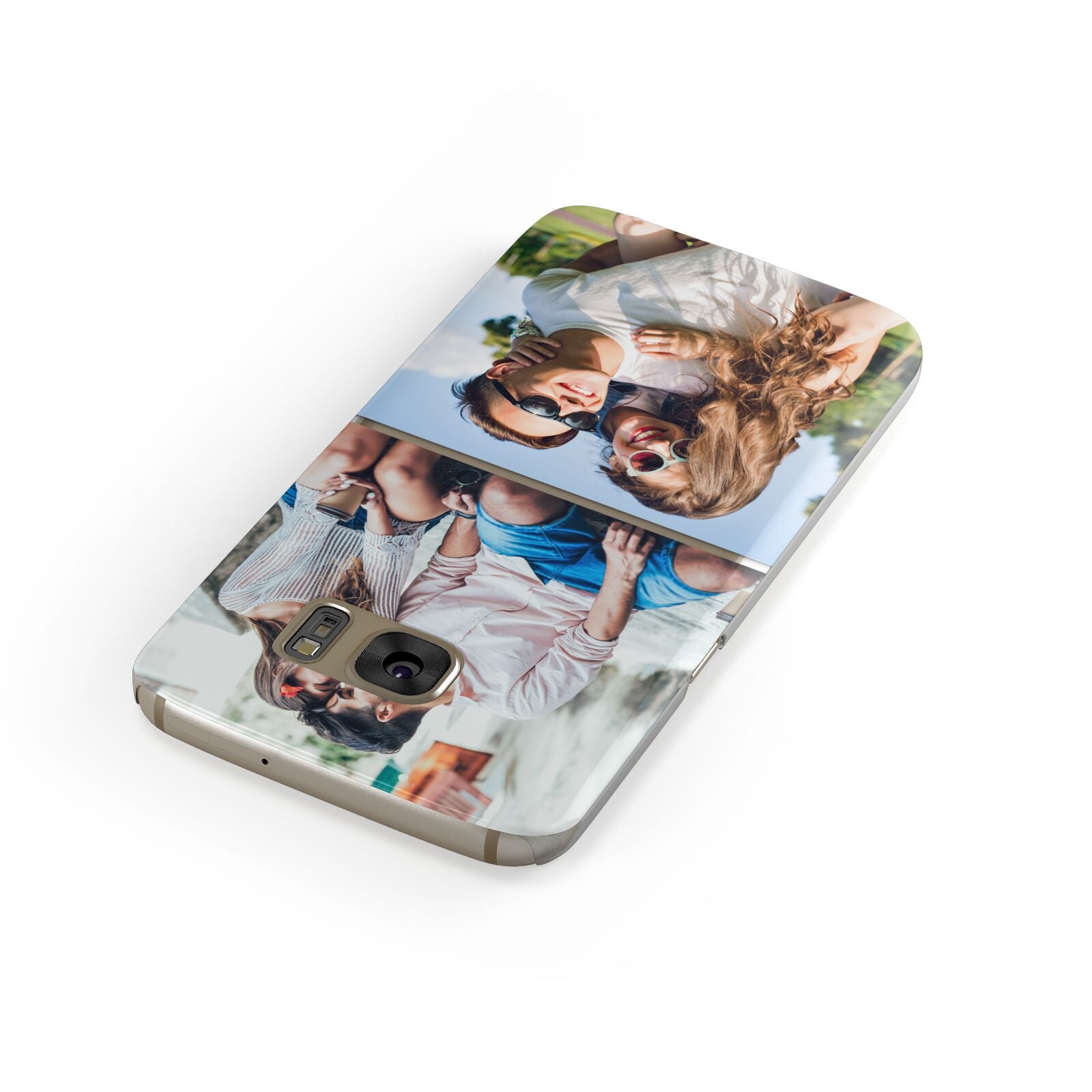 Personalised Two Photos Collage Samsung Galaxy Case Front Close Up