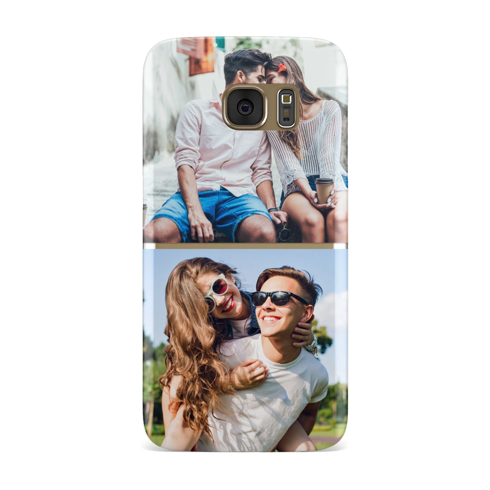 Personalised Two Photos Collage Samsung Galaxy Case