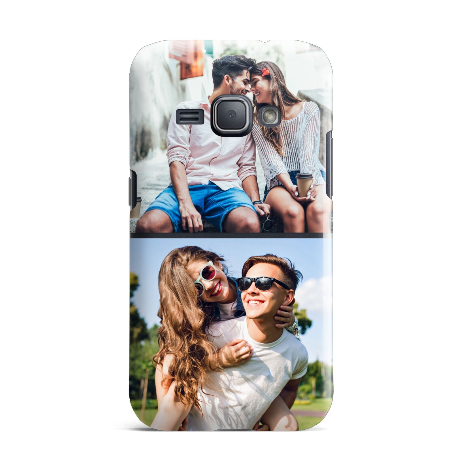 Personalised Two Photos Collage Samsung Galaxy J1 2016 Case