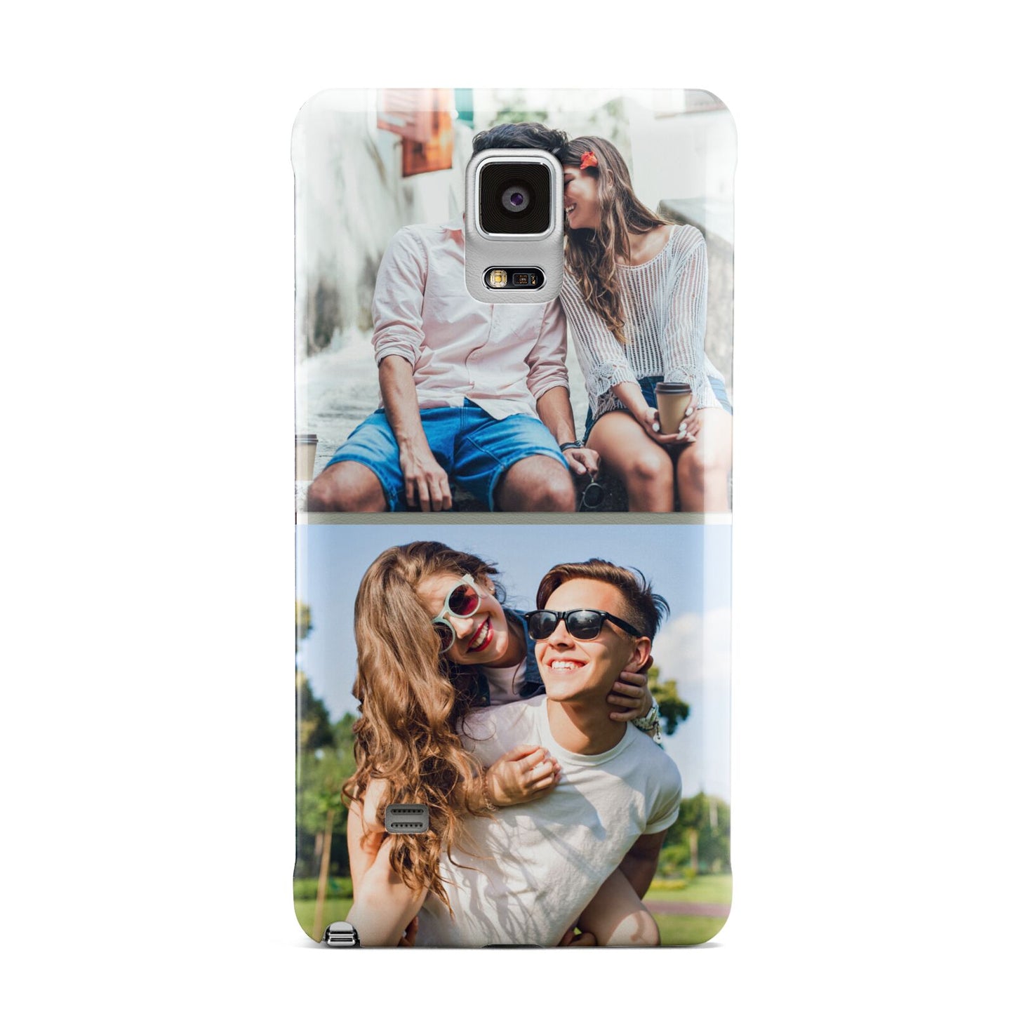 Personalised Two Photos Collage Samsung Galaxy Note 4 Case