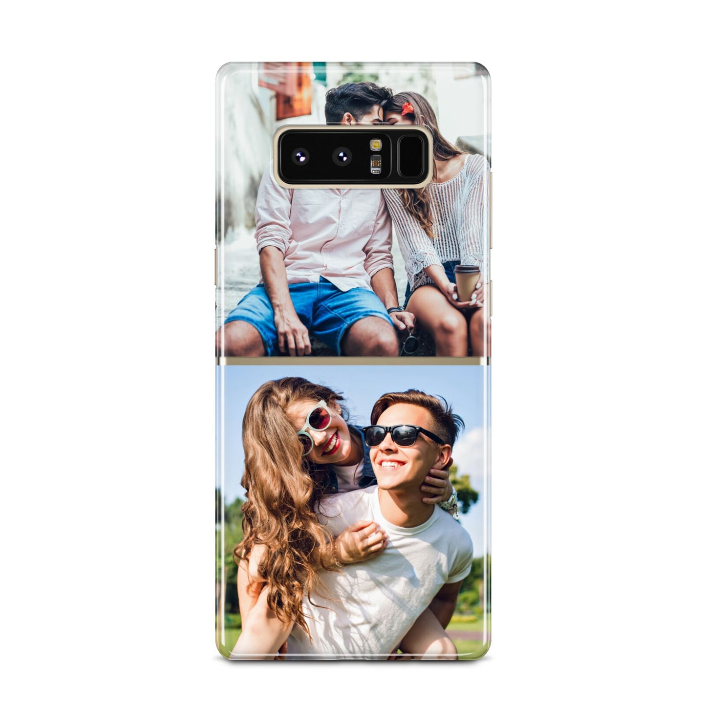 Personalised Two Photos Collage Samsung Galaxy Note 8 Case