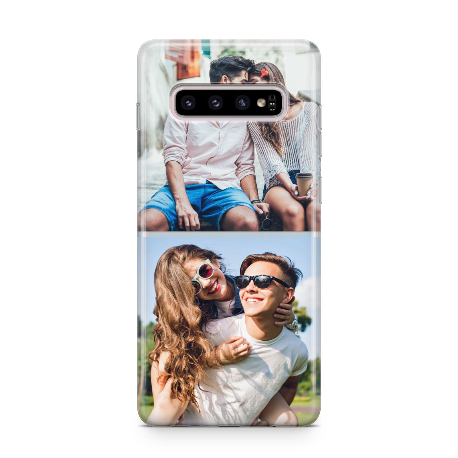 Personalised Two Photos Collage Samsung Galaxy S10 Plus Case