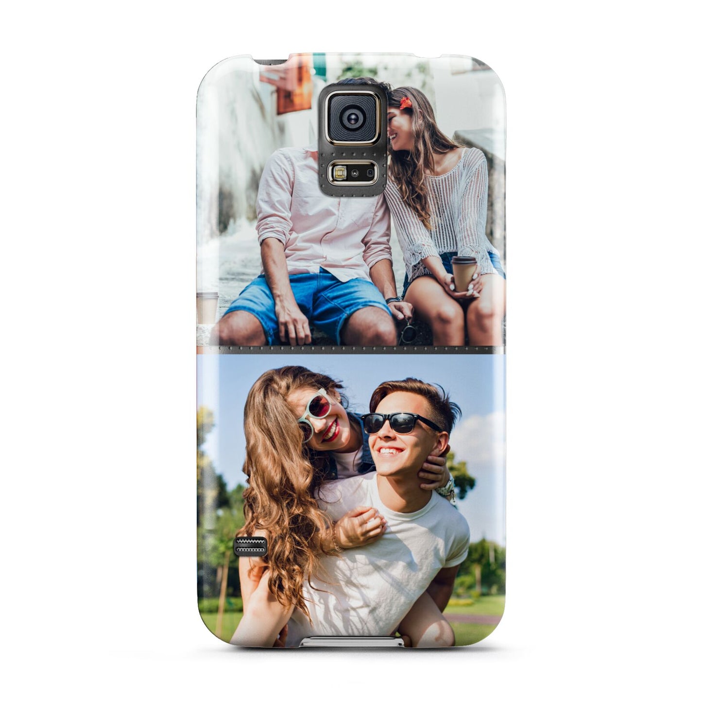 Personalised Two Photos Collage Samsung Galaxy S5 Case