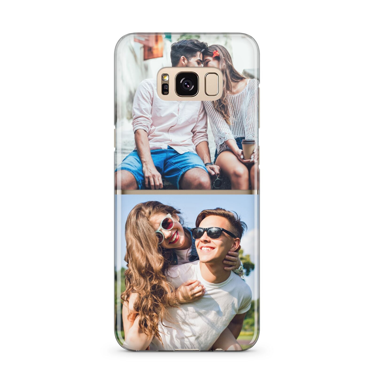 Personalised Two Photos Collage Samsung Galaxy S8 Plus Case