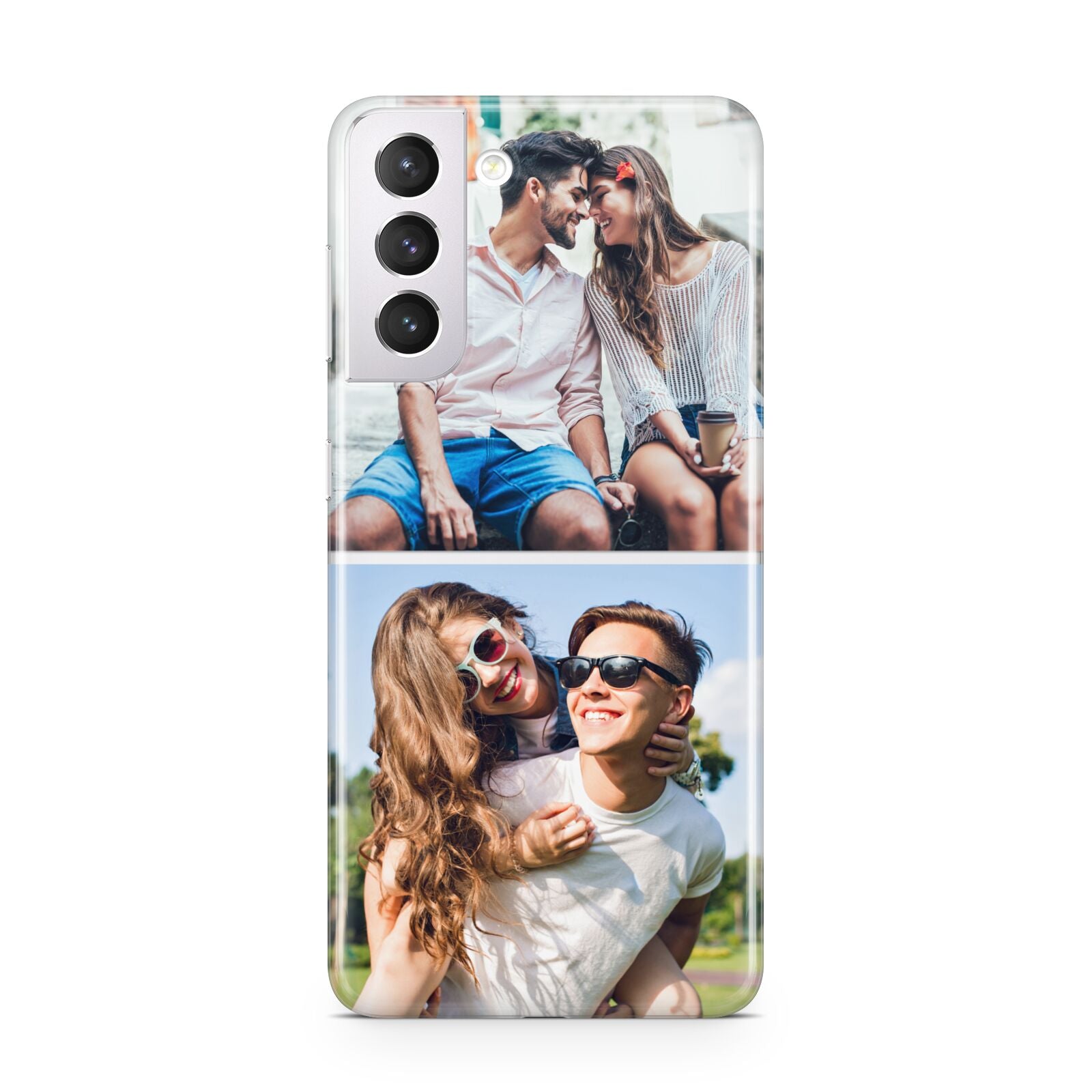 Personalised Two Photos Collage Samsung S21 Case