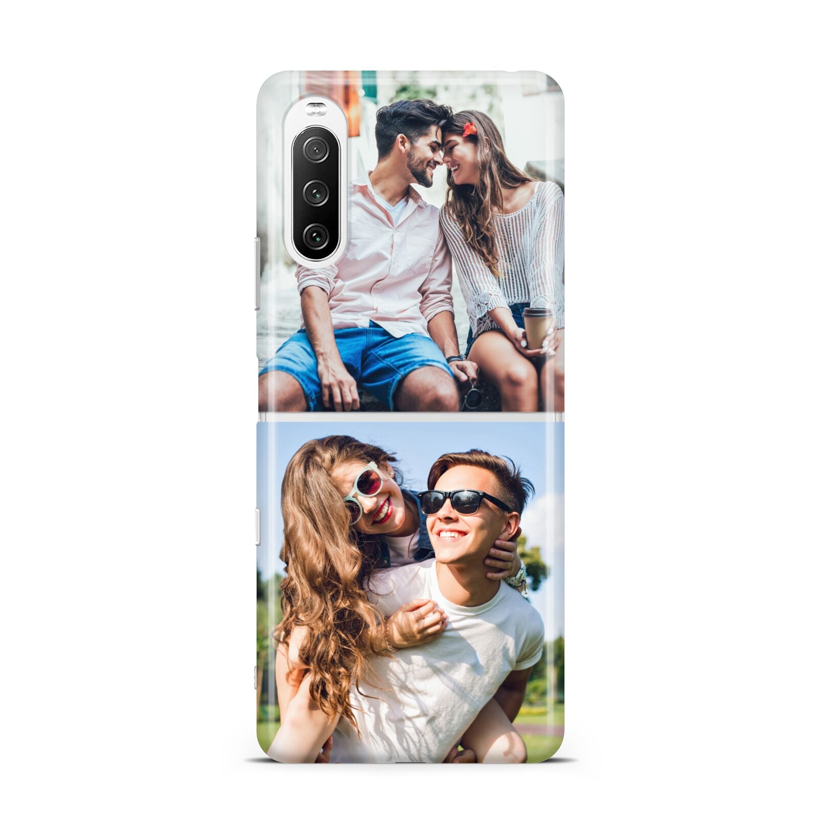 Personalised Two Photos Collage Sony Xperia 10 III Case