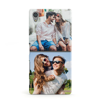 Personalised Two Photos Collage Sony Xperia Case