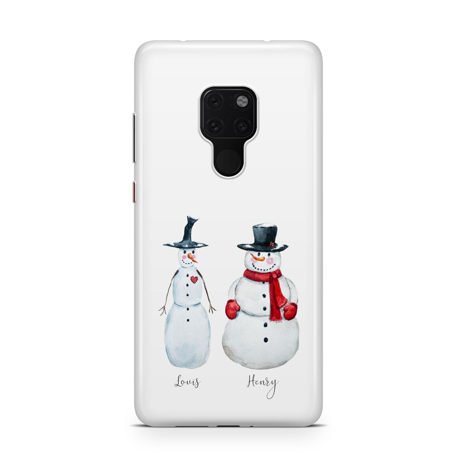 Personalised Two Snowmen Huawei Mate 20 Phone Case