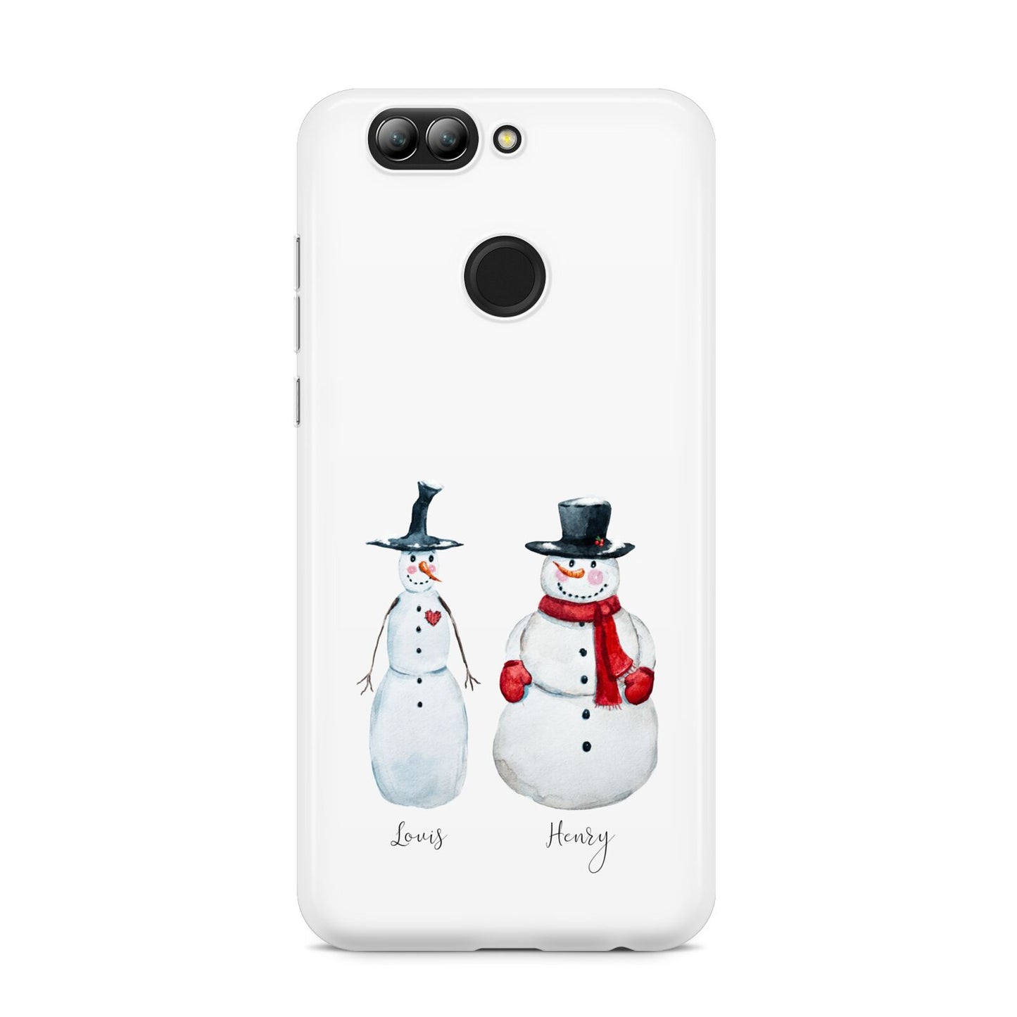 Personalised Two Snowmen Huawei Nova 2s Phone Case