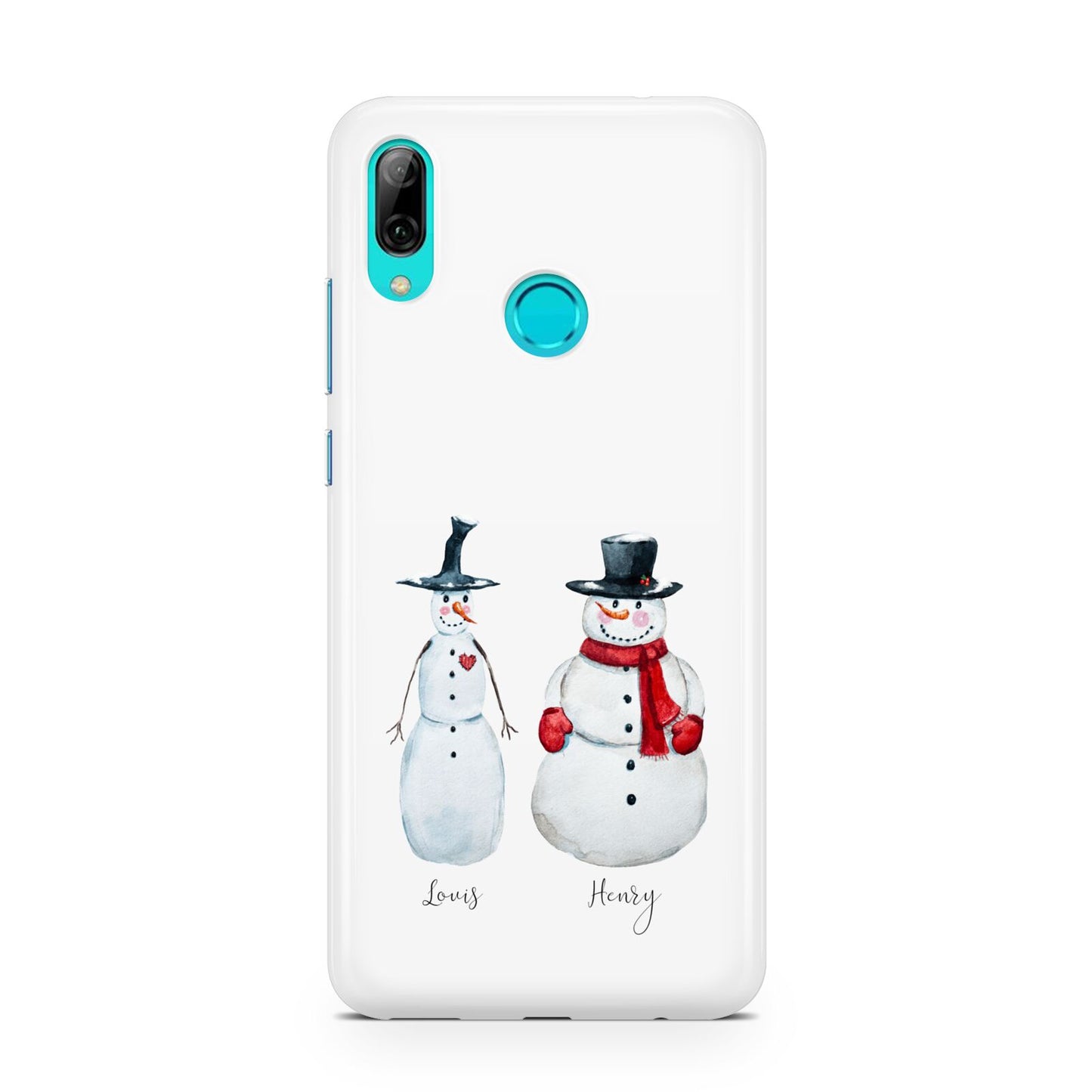 Personalised Two Snowmen Huawei P Smart 2019 Case