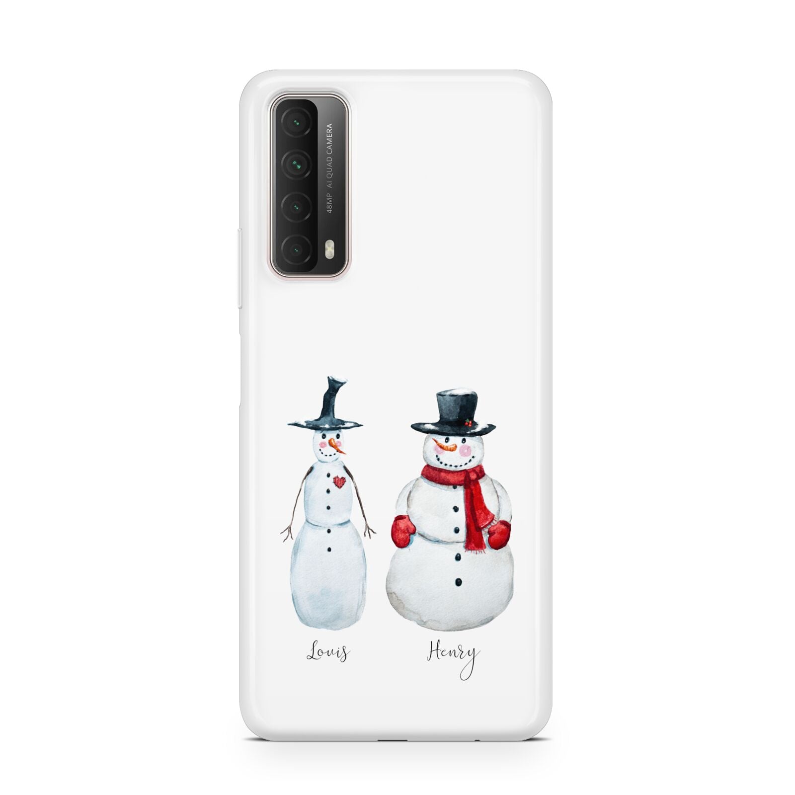 Personalised Two Snowmen Huawei P Smart 2021