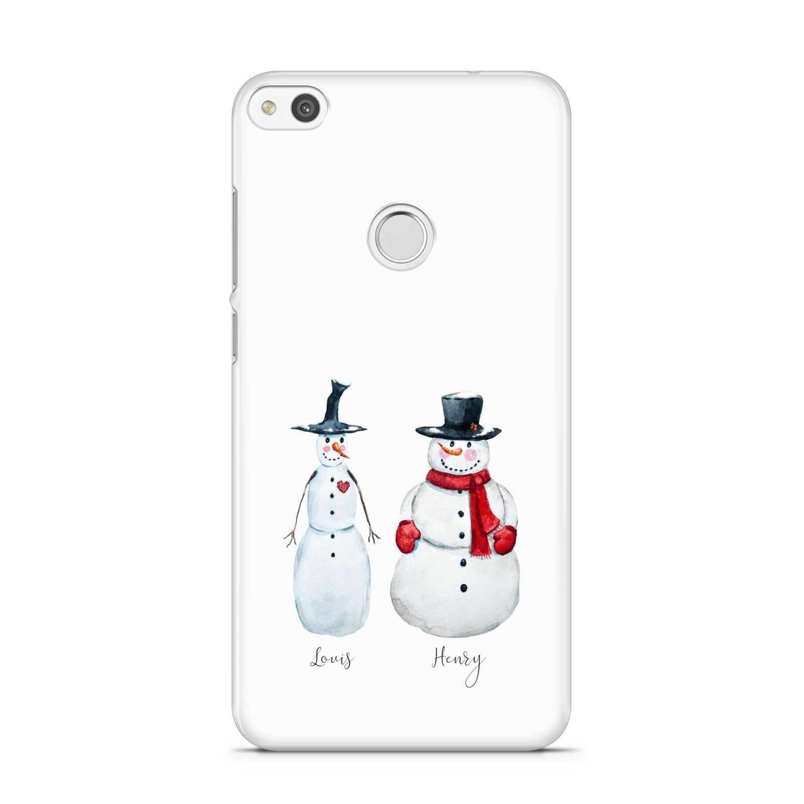 Personalised Two Snowmen Huawei P8 Lite Case